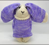 Periwinkle - Hand dyed tonal semi solid yarn - Merino Fingering to worsted pastel purple lilac violet lavender