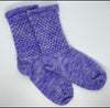 Periwinkle - Hand dyed tonal semi solid yarn - Merino Fingering to worsted pastel purple lilac violet lavender