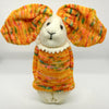 Then the Sun Comes Up - Hand dyed Variegated yarn -  Fingering to bulky-  orange rainbow  - Transformation Series