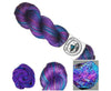 Bornite - Hand dyed yarn - purple blue magenta pink