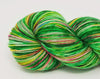 Christmas Tree- Hand dyed yarn -SW Merino Fingering Weight  400+ yards