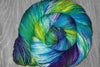 Sea Siren - Hand dyed yarn - Fingering Purple Blue Green
