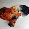 Snuggle Bear- Bear Pride flag - Hand dyed variegated yarn - brown white grey black-  gay pride LGBTQ
