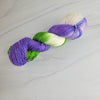 That Undefinable You - gender queer flag - Hand dyed variegated yarn - lilac purple white green -  gay pride LGBTQ