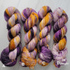 SALE lot - Ready to ship yarn - purple orange cream - 100g each