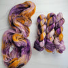 SALE lot - Ready to ship yarn - purple orange cream - 100g each