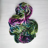 Extra bulky 150g single ply yarn - ready to ship SW Merino - moss green berry magenta pink purple white teal