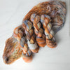 So Long, London - Hand dyed yarn - Taylor Swift inspired - caramel brown pink yellow blue grey