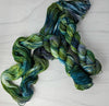 Back Into the Hedge Maze - Hand dyed yarn - Taylor Swift inspired - green teal forest moss grey