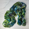 Back Into the Hedge Maze - Hand dyed yarn - Taylor Swift inspired - green teal forest moss grey