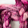 Handprints On My Soul - Hand dyed yarn, pink speckled-  Taylor Swift inspired yarn