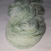 The Road Not Taken - Hand dyed yarn -  Taylor Swift inspired yarn Evermore green with speckles forest pastel moss sage pistachio