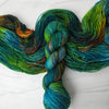 Into the Woods - Hand dyed yarn, teal blue green