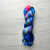 Peace will win and fear will lose - Hand dyed Variegated yarn - twenty one pilots inspired - Fingering to bulky- sapphire cobalt blue with rainbow splashes