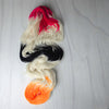 Zero - Hand dyed yarn - Nightmare Before Christmas inspired collection -  wire black orange red