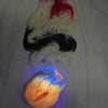 Zero - Hand dyed yarn - Nightmare Before Christmas inspired collection -  wire black orange red