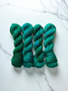 Sitka - semi-tonal solid - Hand dyed yarn choose your base fingering sock sport DK worsted Aran bulky - teal green blue