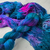 Mermaid Tail -  Hand dyed variegated yarn -pink blue purple teal