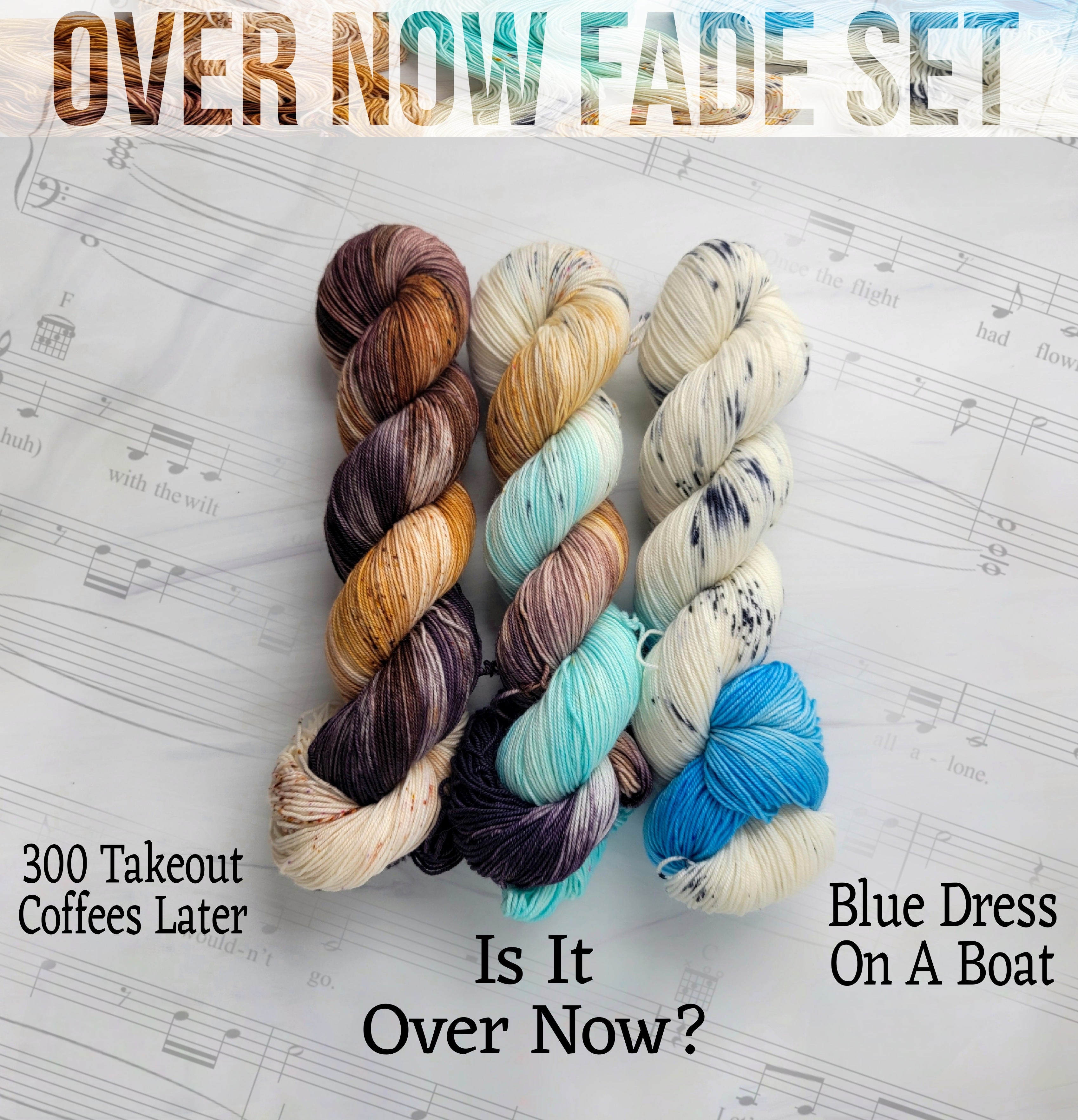 I Would Stay Forever - Hand dyed yarn, blue aqua white grey speckled - | Blue Barn Fiber I Would Stay Forever - Hand dyed yarn, blue aqua white grey speckled - | Blue Barn Fiber