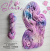 Elain - Hand dyed yarn, Fingering dk worsted Aran bulky Weight, speckled inspired by ACOTAR by Sarah J Maas - pastel pink purple blue with speckles