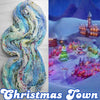 Nightmare Before Christmas mini yarn set of 15 variegated 20g skeins - Hand dyed  fingering sock weight 87 yards each Halloween Christmas colors ready to ship