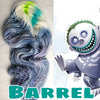Nightmare Before Christmas mini yarn set of 15 variegated 20g skeins - Hand dyed  fingering sock weight 87 yards each Halloween Christmas colors ready to ship