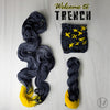 Welcome to Trench - Hand dyed Assigned Pooling Variegated yarn - twenty one pilots inspired - Fingering to bulky-grey and black with yellow pop