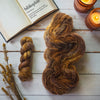 Bibliophile  - Hand dyed yarn, Fingering Weight or choose your base dyed to order - grey gold brown