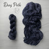 Drag Path - Hand dyed Variegated yarn - twenty one pilots inspired - Fingering to bulky - dark grey and black - 21 pilots