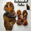 Tortoiseshell Calico - Hand dyed yarn, orange brown cream dark brown - cat coloring inspired princess donut  dcc