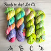 SALE lot C4 - Ready to ship yarn - SW Merino blend yarn - 100g each