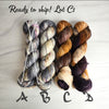 SALE lot C1 - Ready to ship yarn - SW Merino blend yarn - 100g each