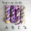 SALE lot B8 - Ready to ship yarn - SW Merino blend yarn - 100g each