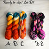 SALE lot B7 - Ready to ship yarn - SW Merino blend yarn - 100g each