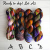 SALE lot A3 - Ready to ship yarn - SW Merino blend yarn - 100g each