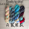 SALE lot A10 - Ready to ship yarn - SW Merino blend yarn - 100g each