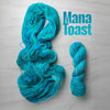 Mana Toast - Hand dyed variegated  yarn, Fingering Weight, inspired by Dungeon Crawler Carl book series - aqua and blue teal