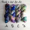 SALE lot A8 - Ready to ship yarn - SW Merino blend yarn - 100g each