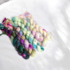 Ready to ship mini fade set of 5 DK weight - indie song tracks collection Green purple speckled