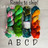 SALE lot C11 - Ready to ship yarn - SW Merino blend yarn - 100g each