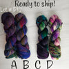 SALE lot D12 - Ready to ship yarn - SW Merino blend yarn - 100g each