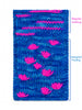 Mongo is Appalled - Hand dyed Assigned Pooling yarn, Fingering Weight, inspired by Dungeon Crawler Carl book series - brilliant blue with a pop of hot pink