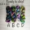 SALE lot A13 - Ready to ship yarn - SW Merino blend yarn - 100g each