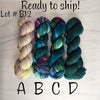 SALE lot B12 - Ready to ship yarn - SW Merino blend yarn - 100g each