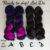 SALE lot D6 - Ready to ship yarn - SW Merino blend yarn - 100g each