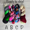 SALE lot E11 - Ready to ship yarn - SW Merino blend yarn - 100g each