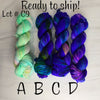 SALE lot C9 - Ready to ship yarn - SW Merino blend yarn - 100g each