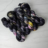 I Can Do It With a Broken Heart - Hand dyed yarn - Taylor Swift inspired - black pink yellow blue