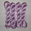 Cupro Cotton - Ready to ship yarn - wool free yarn made from recycled rayon cotton - viscose cellulose silky yarn - 100g each 437 yards each pastel purple lilac violet grape