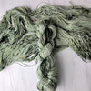 Frog Bog - Hand dyed yarn - dyed to order on fingering sock DK sport worsted Aran or bulky yarn - tonal of gentle mossy sage green with heavy speckles
